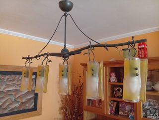 Lámpara vintage 5 luces