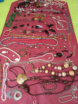 Lote bisutería vintagee multicolor