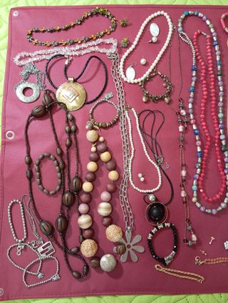 Lote bisutería vintagee multicolor