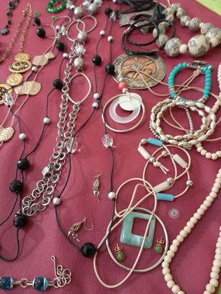 Lote bisutería vintagee multicolor