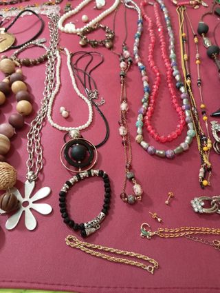 Lote bisutería vintagee multicolor