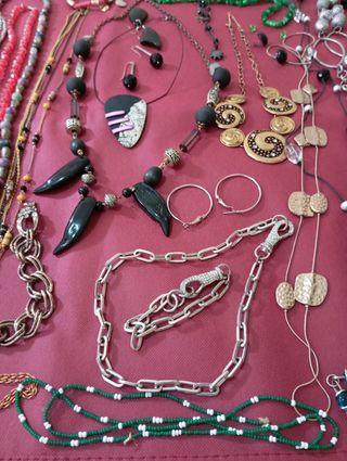 Lote bisutería vintagee multicolor