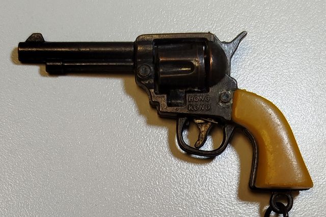 Llavero de pistola Frontier Ranger en miniatura