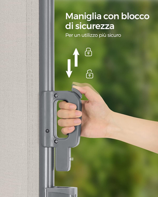 Tenda da Sole Laterale in Lega di Alluminio, Esten