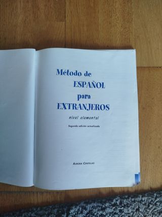 Método de español para extranjeros-Nivel Elemental