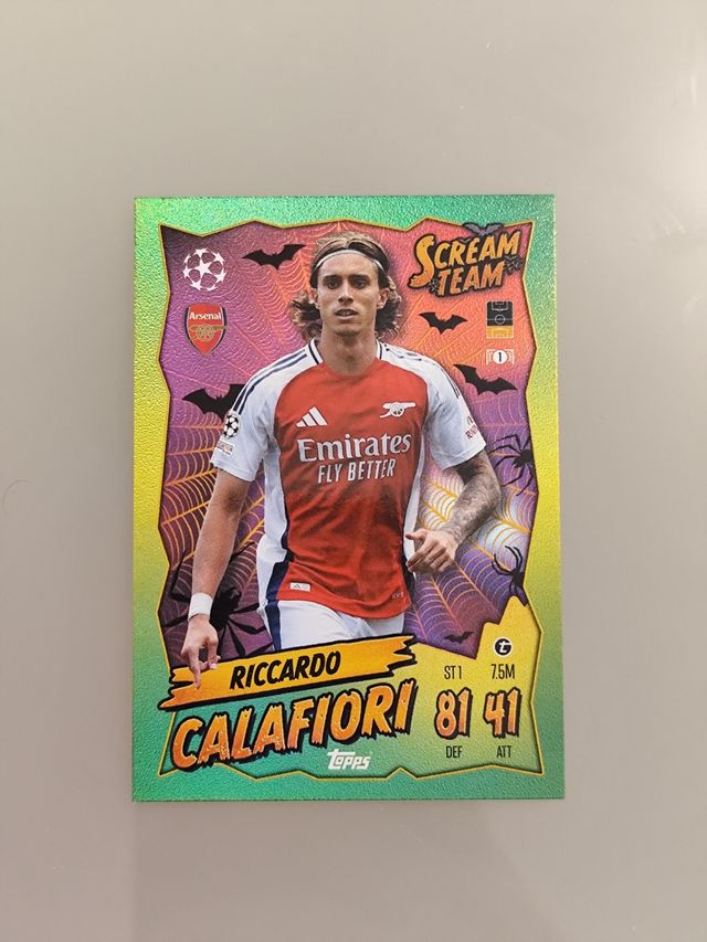 Carta Calafiori - Scream Team Match Attax 24/25