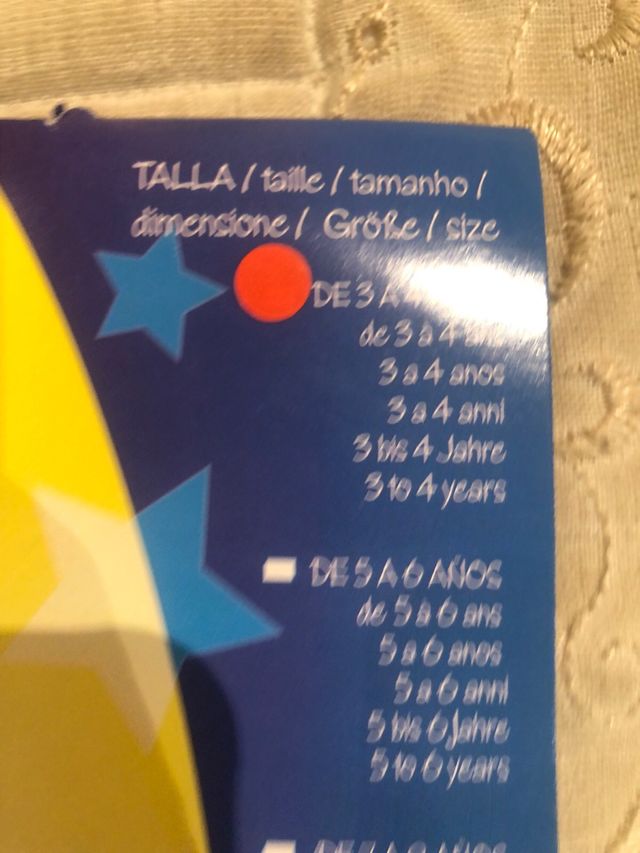 Disfraz gato niño 3-4 años