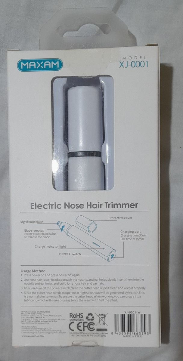 Depiladora de vello facial MAXAM