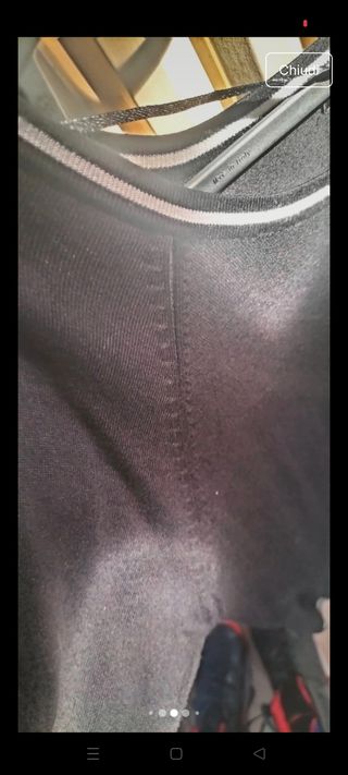 Maglia nera scollo rotondo