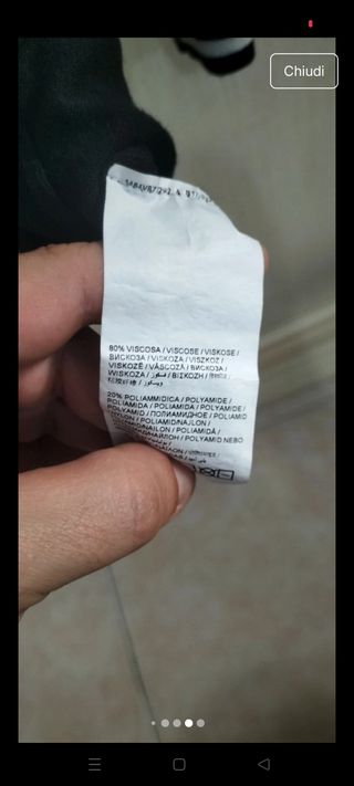 Maglia nera scollo rotondo