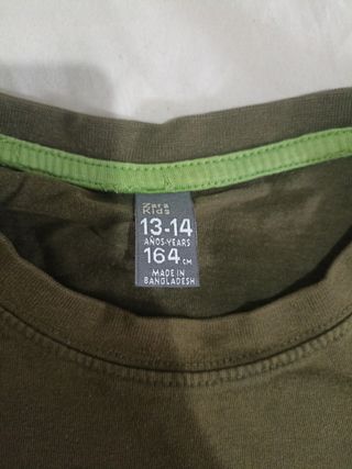 Camiseta manga larga - Verde oliva