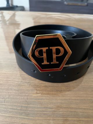 Cinturón Philipp Plein - Negro y Dorado