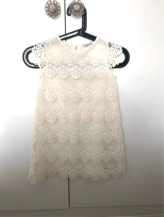 Vestido Mayoral niña T6 encaje