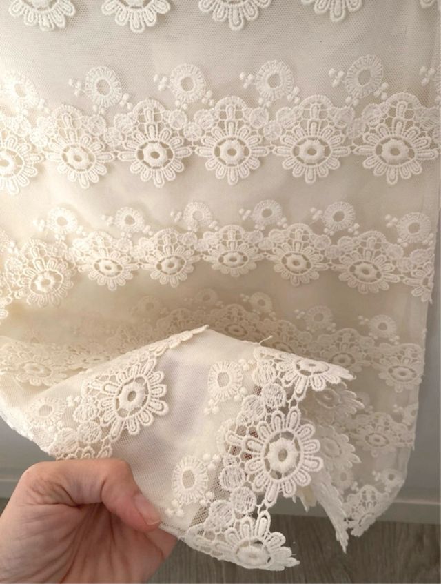 Vestido Mayoral niña T6 encaje