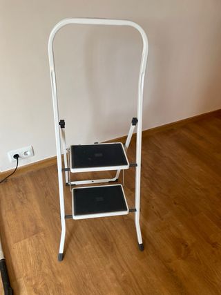 Escalera 2 peldaños aluminio