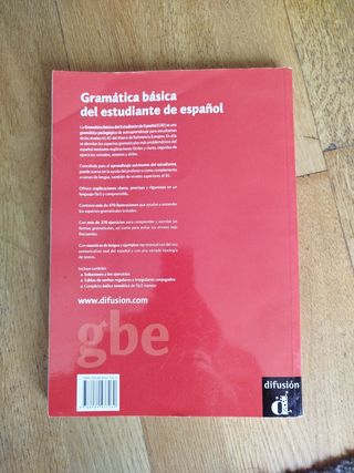 Gramática básica del estudiante de español