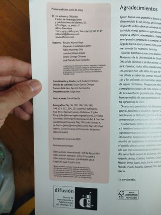 Gramática básica del estudiante de español