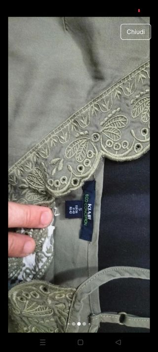 Canotta OVS nera pizzo tg S