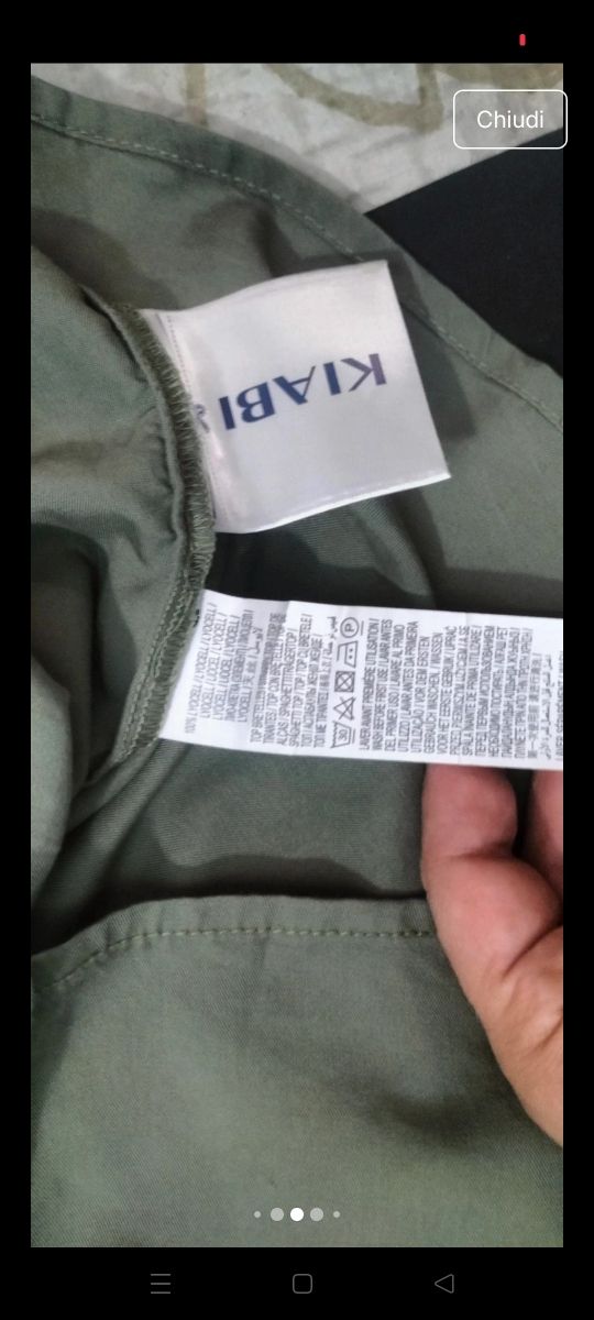 Canotta OVS nera pizzo tg S