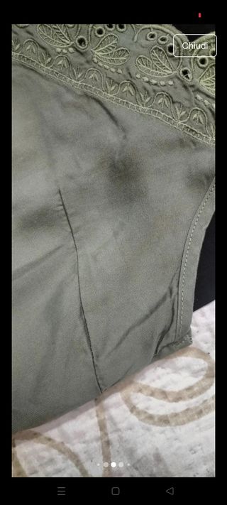 Canotta OVS nera pizzo tg S