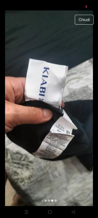 Canotta OVS nera pizzo tg S