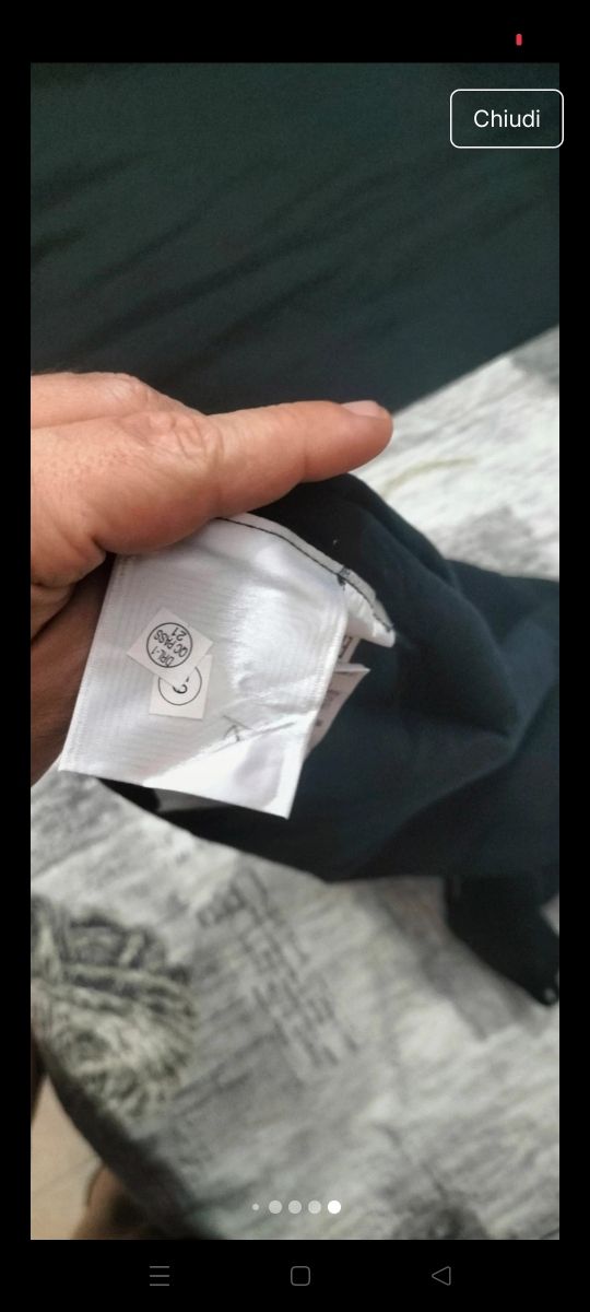 Canotta OVS nera pizzo tg S