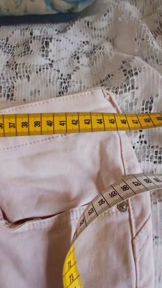 Pantalones Mango salmón talla 44.Skinny.