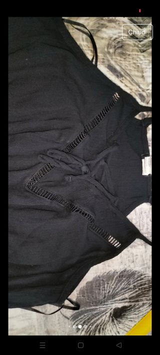 Tuta corta nera Calzedonia