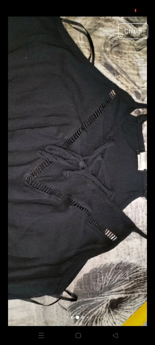 Tuta corta nera Calzedonia