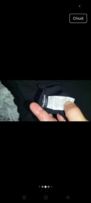 Tuta corta nera Calzedonia