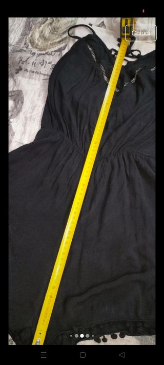 Tuta corta nera Calzedonia