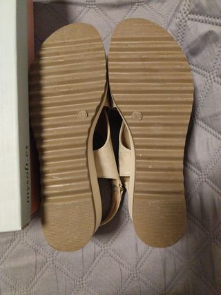 Sandalias mysoft beige