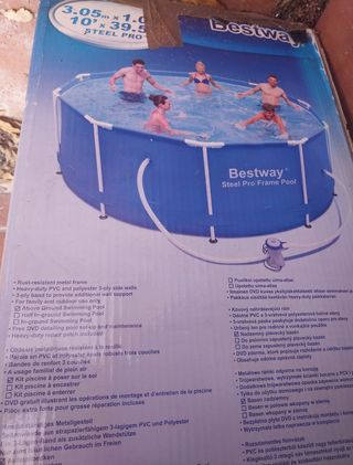 Piscina Bestway Steel Pro 3.05m