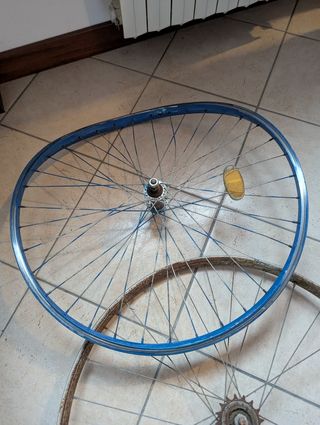 Lotto Set Cerchi bicicletta 26" e 28" vintage