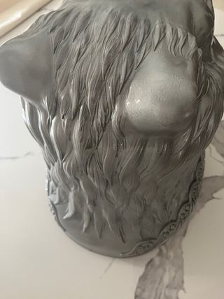 Maschera elmo Gladiatore Argento