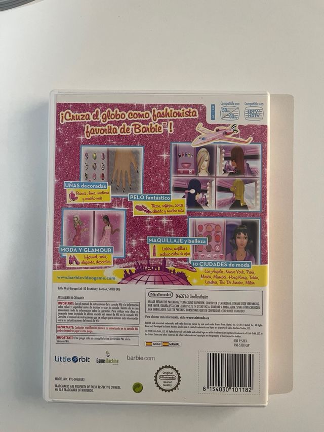 Juego de Nintendo Wii Mini (Barbie Fashionista)