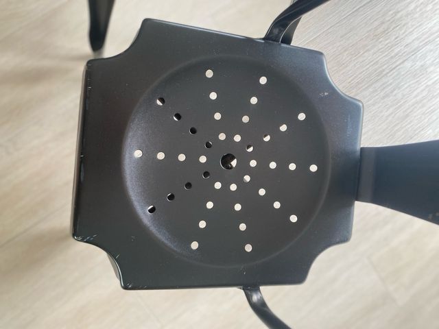 Sedie industriali nere Maison du Monde