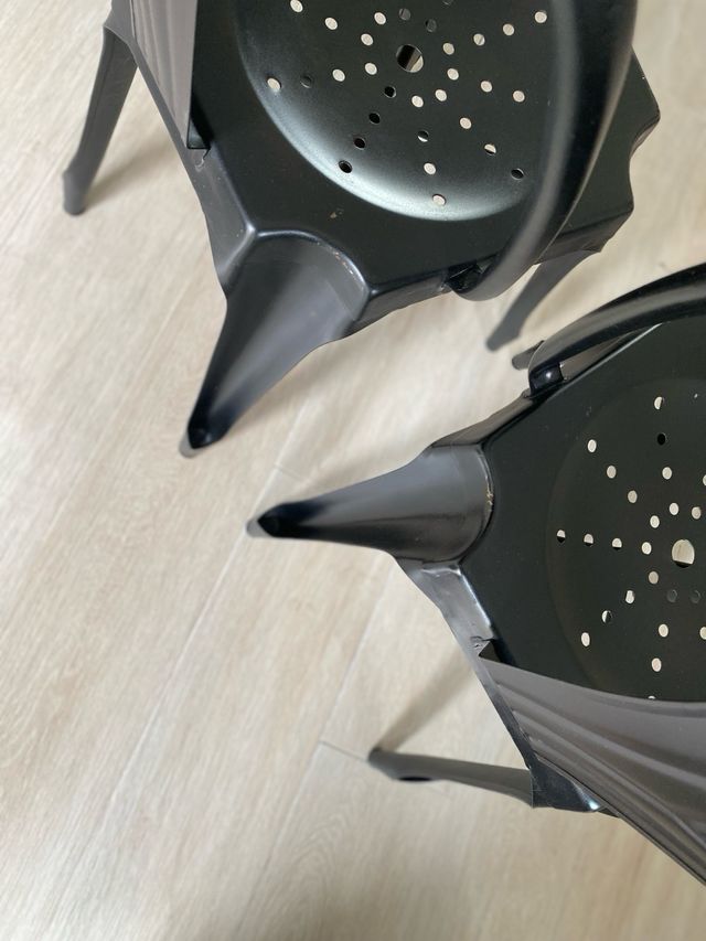 Sedie industriali nere Maison du Monde