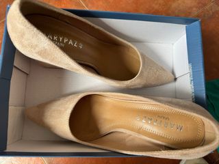MARYPAZ - Zapatos tacón beige 40