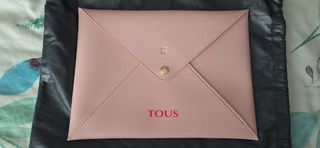 Cartera/portadocumentos Tous rosa - nueva