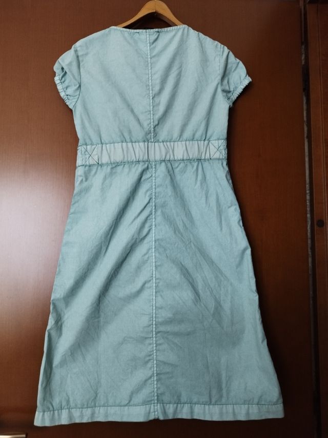 Vestito Diesel verde maniche corte