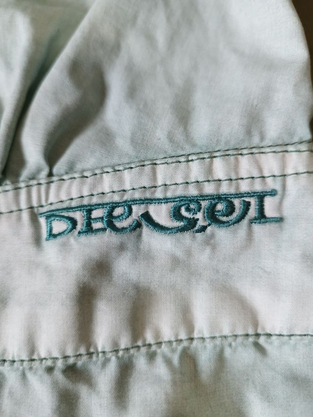 Vestito Diesel verde maniche corte