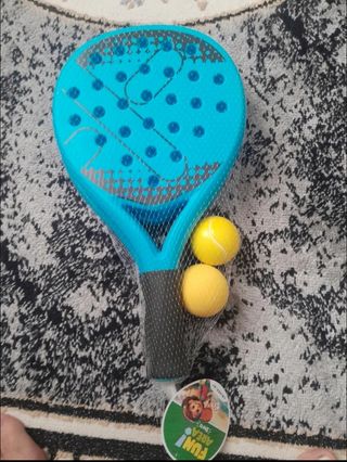 Raqueta padel infantil + 2 pelotas