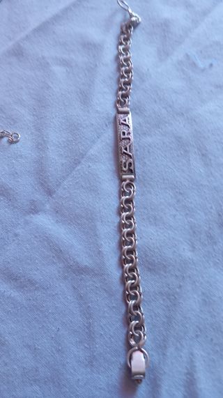 Pulsera plata charms