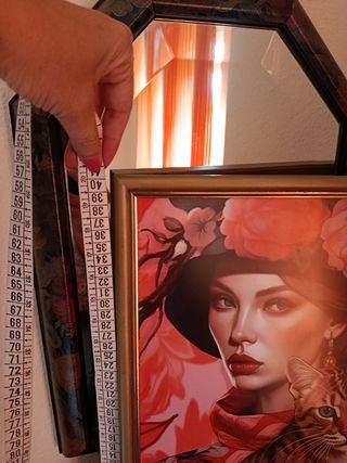Cuadro Mujer con Gato 