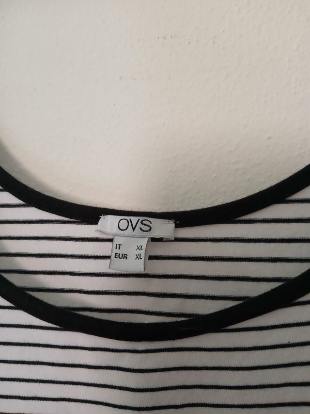 Canotta OVS a righe bianche e nere