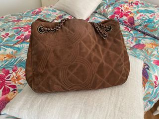 Bolso Purificación García serraje marrón