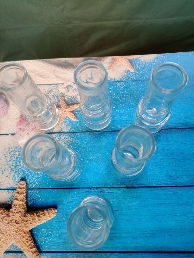 6 Bicchieri Vodka - Trasparenti