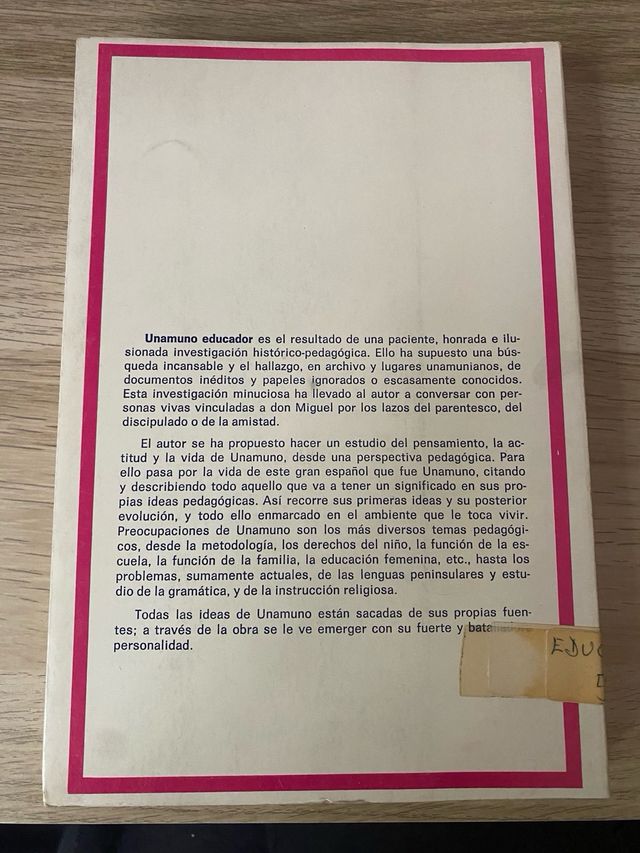 Unamuno educador - Buenaventura Delgado