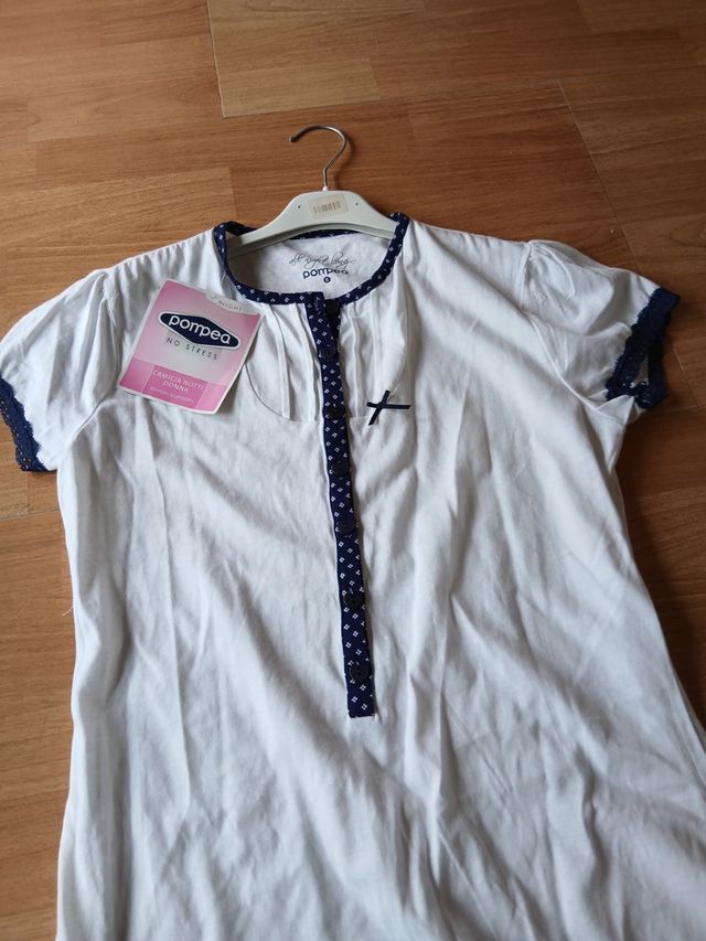 Camisón Pompea blanco - Talla única